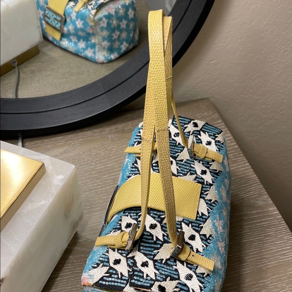 Authentic Fendi Beaded & Lizard bento box bag - Picture 3 of 17
